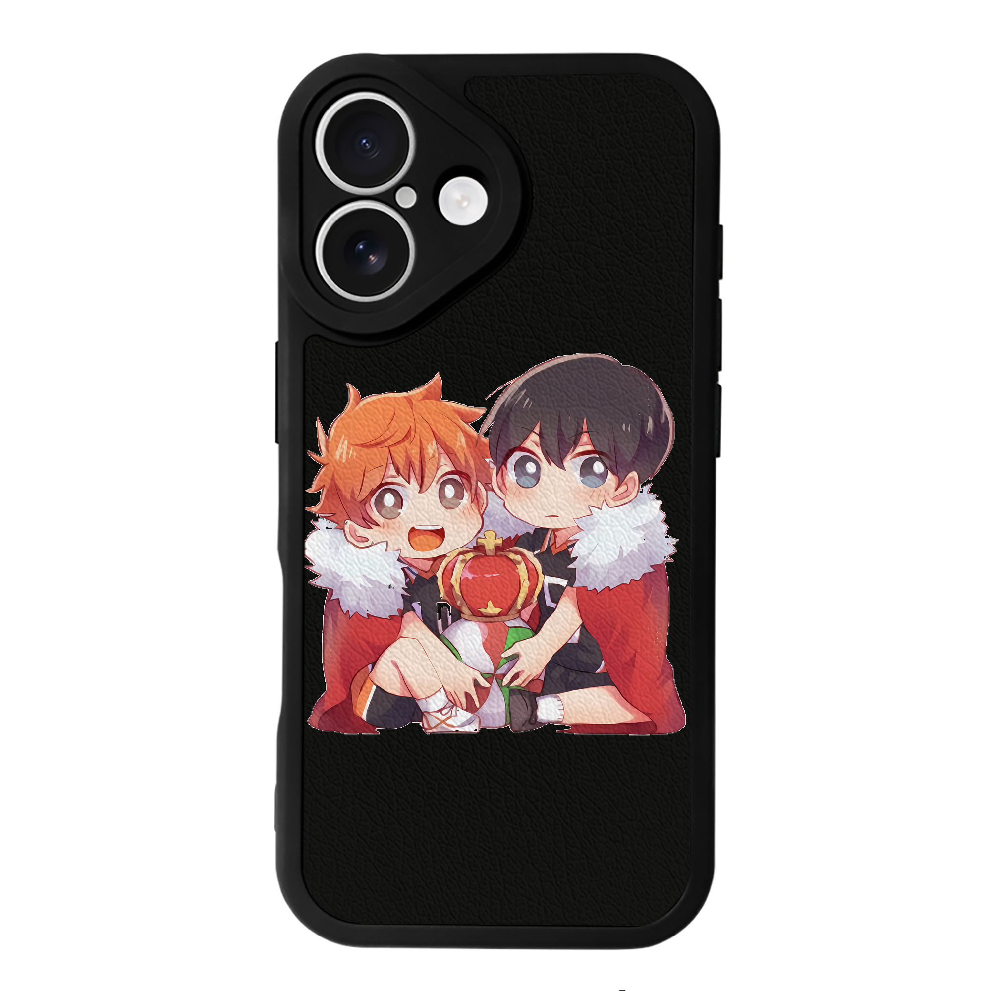 （画像用） ハイキュー!! Haikyu!! 【iPhone 16シリーズ対応】シリコンスマホケース（レザー調） 材質：シリコン